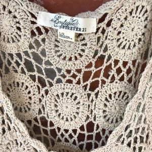 Forever 21 Boutique Crochet Dress/Cover Up